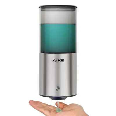Dispensador Automático de Jabón Líquido Montado en la Pared Impermeable 400ml – Acero Inoxidable