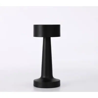 Lámpara de mesa LED recargable regulable 3 temperaturas de color batería portátil mesita – Blanco