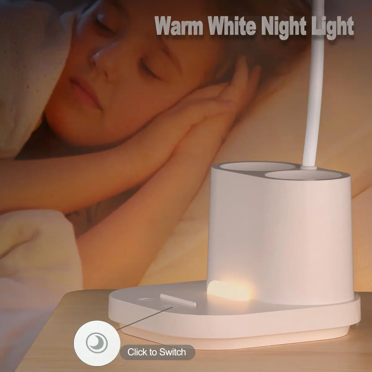 Lámpara de Escritorio LED Infantil con USB – foto 3