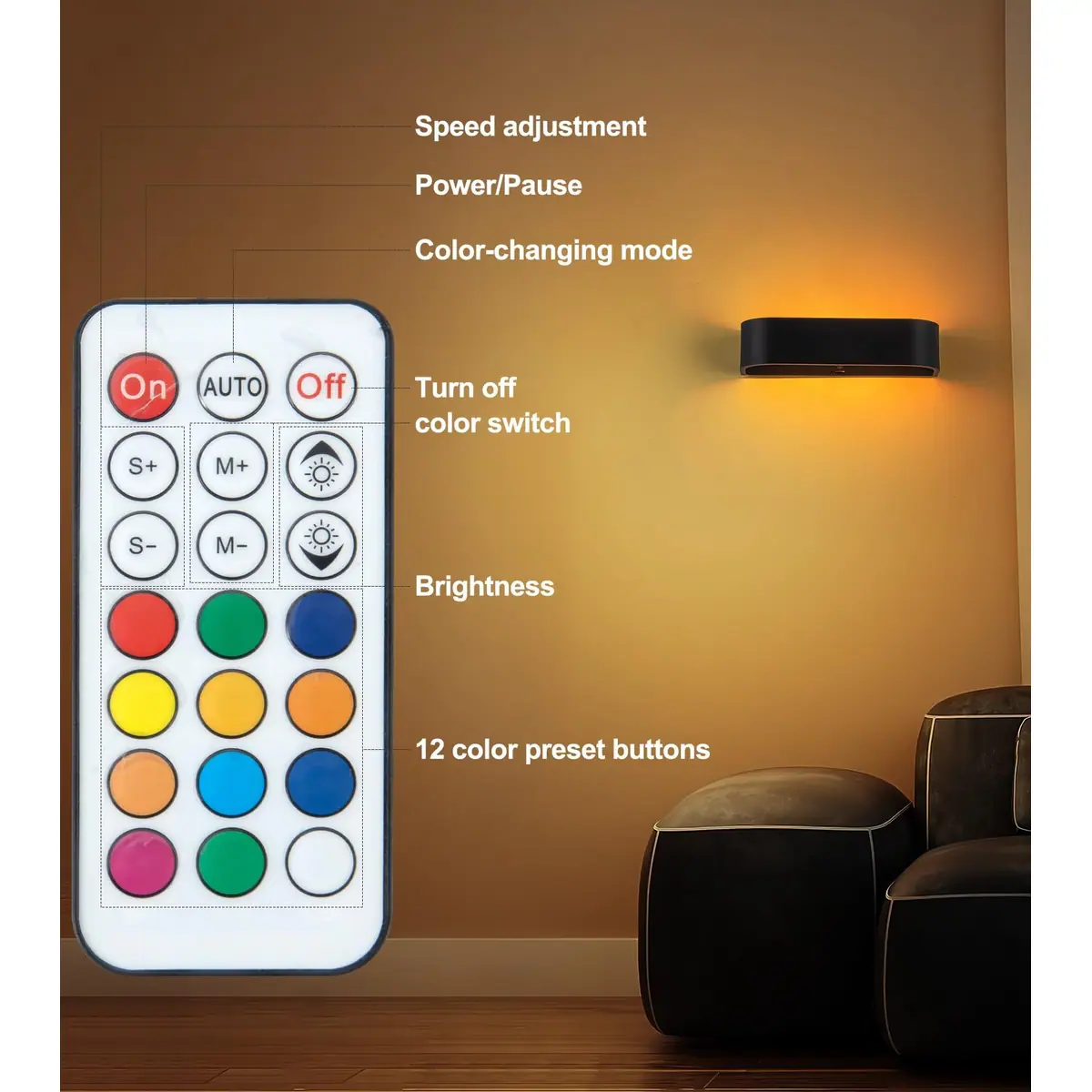 Luz de pared LED RGB – foto 3