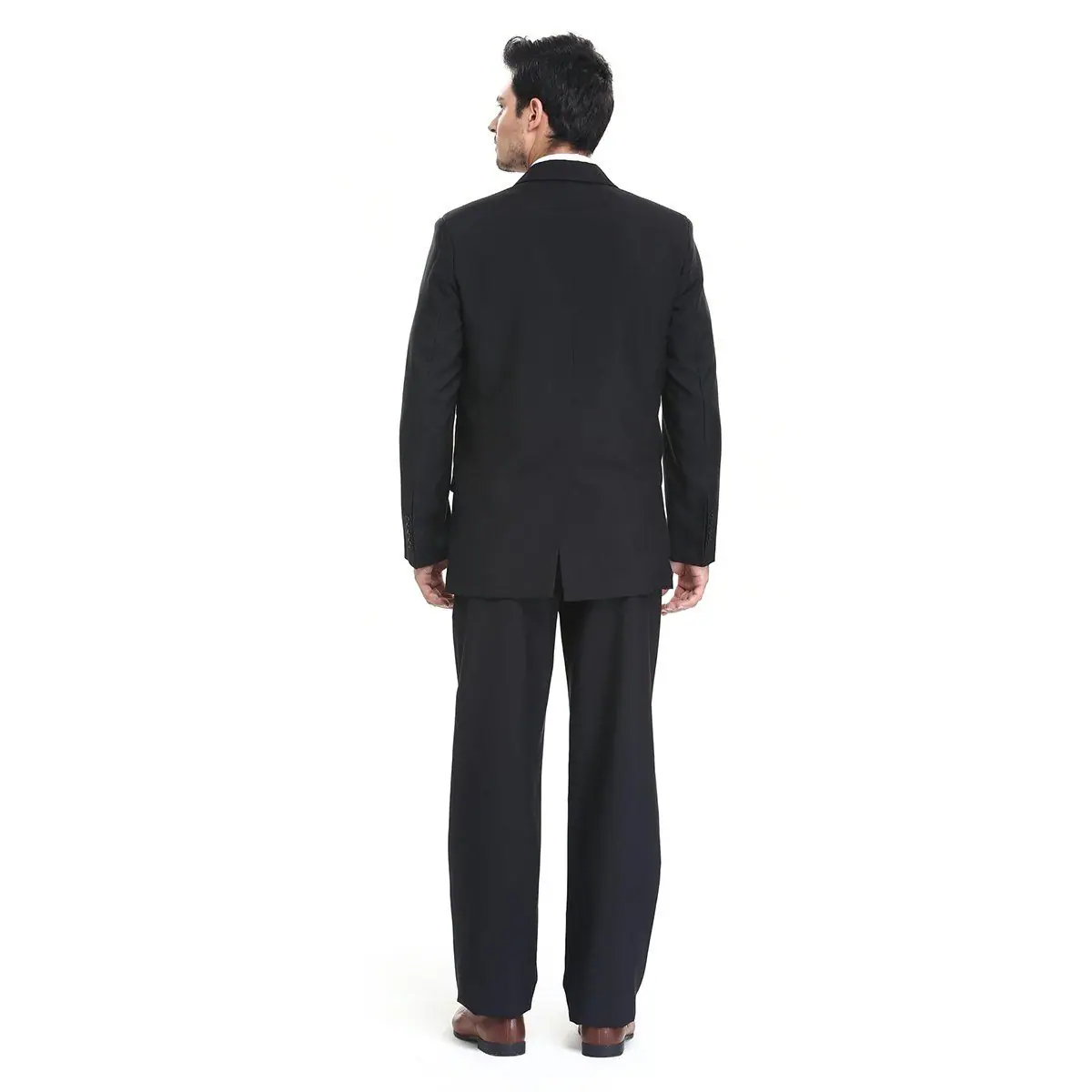 Men's Regular Fit Party Suit Solid Blazer & Trousers Festive Occasion – Size Varied – foto 4